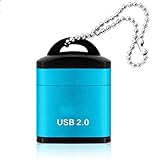YWSZJ USB Micro SD/TF-Kartenleser USB 2.0 Mini-Speicherkartenleser für Mobiltelefone Hochgeschwindigkeits-USB-Adapter für Laptop-Zubehör (Color : A)