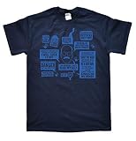 Tobias Quotes Dunkelblau T-Shirt, Größe 3XL