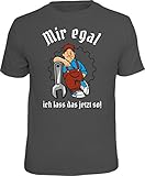 T-Shirt für den entspannten Handwerker: Mir egal ich Lass jetzt so! Größe XL