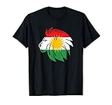 Kurdistan Flagge Löwe Kurden Kurde Kurdisch T-S