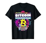 Bodacious Bitcoin Trader Krypto Asset BTC Investor 80er Jahre Retro T-S