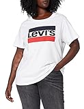 Levi's Plus Size Damen Pl Perfect Tee T-Shirt , Plus Sportswear Logo White, 3X