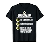 Gerüstbauer Shirt Gerüst-Bau Beruf T-Shirt T-S