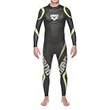 arena Herren Profi Triathlon Neoprenanzug Carbon (Optimale Wasserlage, Verbesserte Bewegungsfreiheit), Black (50), M