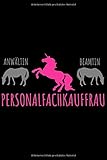 Notizbuch liniert: Personalfachkauffrau Geschenke lustig
