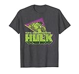 Marvel The Incredible Hulk Retro Abstract Portrait Logo T-S