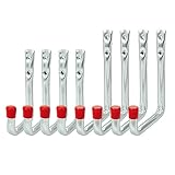 VORMANN Wandhaken U-Form, 8-teiliges Set, 2 Größen, Made in Germany