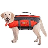 Hundeschwimmweste, Sommer Hund Float Coat Auftriebshilfe für kleine, mittlere, große Hunde, Hund Rettungsretter Badeanzug für Wassersicherheit am Pool, Strand, B