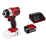 Einhell Akku Schlagschrauber TE-CI 18 Li Brushless Power X-Change (Lithium Ionen, 18 V, 180 Nm, LED Licht, inkl. 5.2 Ah Akku und Ladegerät)