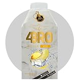 4BRO Ice Tea Honey Melon - Aromatischer Eistee mit Honigmelonen-Geschmack - Wiederverschließbare Kappe - 8 x 500