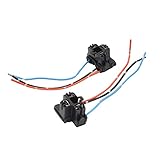 sourcingmap® 2Stk 3 Terminal Auto H4 Kopflicht Nebel Lampe Glühbirne Verkablung Steckdose DE