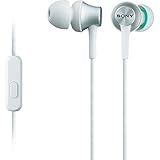 Sony MDR-EX450AP - Mobile Headsets (Verkabelt, im Ohr, Binaural, Im Ohr, 5-25000 Hz), Weiß