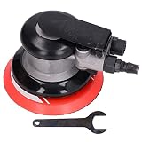 Pneumatischer Schleifer 12000 U/min, Aluminiumlegierung MiniLuftschleifen 4,92 Zoll,Sandpapier Maschine, MiniLuft Winkel Schleifermit Schraubenschlüsselfür Auto Schönheit, H