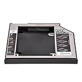 Diyeeni SATA 3.0 HDD/SDD Festplatte Caddy für Lenovo ThinkPad E550/E560 usw, Internes Gehäuse Festplattenlaufwerk Halterung, Laufwerksrahmen für Festplatte in 7/9/9.5mm…