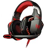 Galopar Gaming Headset, Gaming Kopfhörer mit Mikrofon, Bass Stereo Surround, kompatibel mit/PC/Laptop/MAC- R