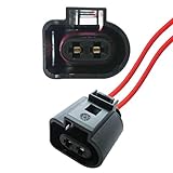 KFZ Ersatz Stecker – 1J0973722 (FEMALE) mit Kabel 1J0 973 722 8D0973822 8D0 973 822 1717692-1 1-1355200-1 Sonnenblende Positionsleuchten Kompressor Klimaanlage Scheinwerfer Scheibenwaschanlag