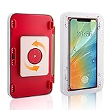 Dusch Handyhülle - Dusch Telefonhülle Wasserdicht 360°Drehbarem Handy Ständer, Badewannen Handyhalterung Wandmontage Touchscreen Telefonhülle Handyhalter Box für Phone MAX6.8'' Smartp