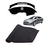 Kompatibel mit XJ Dashboard Abdeckung Teppich Kissen Sonnenschutz Vermeiden Helle Mat Auto Anti-Rutsch-Matte Anti-Sun Armaturenbrett-Abdeckung Dash Mat Pad,Black+