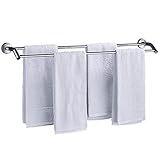 ASDWA Handtuchhalter , Edelstahl Doppel - Tuch Reihe , Wand- , polnisches Ende , 40 cm / 15,75 Zoll , Schrauben Montag
