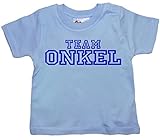 Dirty Fingers, Team Onkel, Baby T-Shirt, 24-36m, Hellb