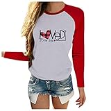 Valentinstag t-Shirt Vintage Clothes Schlupfhose Damen ärmelhalter Sweatshirt Damen Oversized Tops Damen Teenager t Shirt Kleid BH Hemdchen ohne bügel Damen Anzug weißer Hoodie D