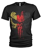 Deutscher Punisher Grunge T-Shirt # 3477 (XL)