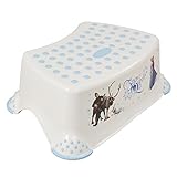 keeeper Frozen Tritthocker, Ab ca. 3 bis ca. 14 Jahre, Anti-Rutsch-Funktion, Tomek, Weiß