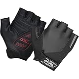 GripGrab ProGel Gepolsterter Kurzfinger Handschuh Fahrradhandschuhe Sommer, Schwarz, M