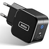 INIU USB C Ladegerät, 20W PD3.0 Schnellladegerät mit LED-Anzeige, kompaktes USB-C Netzteil Kompatibel mit iPhone 12 11 Pro Max Samsung S20 Note 20 Huawei Xiaomi iPad AirPods Pro MagSafe Switch usw