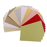 Sharplace 50 Blatt/Packung Spezialkarton Zum Basteln mit Papier in Verschiedenen Farb