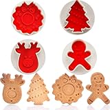Gohhey Weihnachts Ausstechformen 4 Stücke Plätzchenausstecher Cookie Cutters Plätzchenformen Kinder Perfekt Keks AusstechformenKüche Zubehör Backwerkzeug