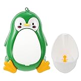 EXCEART Kinder Urinal Jungen Baby Töpfchen Cartoon Pinguin Form Kindertoilette Aufstehen Pee Training Ausbildung für Baby Pee Pissoir Training Badezimmer Grü