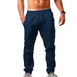 Herren Sporthose mit geradem Bein Frühling und Herbst Europäischer und amerikanischer Hip-Hop-Stil Bequeme Freizeithose für Zuhause mit Taschen und Gummibändern X-Larg