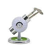 Hancoc Bürobedarf Kreative Und Praktische Geschenke Mit DREI Kugelschreibern Golf Set Kombination Stifthalter (Color : White)