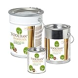 Bambus Pflegeöl hell - Hochwertiges Ölharz für Zäune, Rohre & Terrassendielen 2,5 L