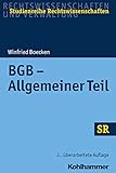 BGB - Allgemeiner Teil (SR-Studienreihe Rechtswissenschaften)