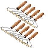 BMDHA 10PCS Tragbarer Fusselentferner, Fusselrasierer, Wollkamm Fusselkamm Holz, Fuzz Shaver Kaschmirkamm, Wollrasierer, Tierhaarentferner für Pullover,gewebter Mantel,Teppich,T