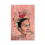 Frida Kahlo 6 Leinwand-Poster, Wandkunst, Dekor, Bild, Gemälde für Wohnzimmer, Schlafzimmer, Dekoration, ungerahmt: 30 x 45