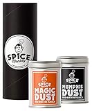 BBQ Gewürzset, 2 legendäre Rubs zum Grillen MAGIC DUST (110 g) und MEMPHIS DUST (130 g) im attraktiven Geschenk