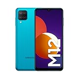 Samsung Galaxy M12 Android Smartphone ohne Vertrag, Quad-Kamera, 6,5 Zoll Infinity-V Display, starker 5.000 mAh Akku, 64 GB/4 GB, Handy in Grün, (Deutsche Version) [Exklusiv bei Amazon]