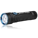 Olight Seeker 3 Pro LED Taschenlampe, 4200Lumen 250 Meter Extrem Hell Taschenlampe mit 5 Beleuchtungsmodi, bis zu 15 Tage USB Wiederaufladbare Starke Taschenlampe für Camping, Jagd, Abenteuer(Schwarz)