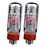 gazechimp 2pcs EL34 Elektro-Röhre Elektronenröhre Vakuumröhre Elektronenvakuumröhre aus Metall & G
