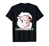 Axolotl Raucht Gras Shirt Marihuana THC Weed Cannabis Kiffer T-S