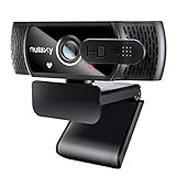 Nulaxy C900 Webcam mit Mikrofon, FHD 1080P Webcam mit Abdeckung, Webcam USB Plug & Play, Laptop PC Kamera für Video-Streaming, Konferenz, Spiele, Kompatibel mit Windows/Linux/