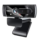 Nulaxy C900 Webcam mit Mikrofon, FHD 1080P Webcam mit Abdeckung, Webcam USB Plug & Play, Laptop PC Kamera für Video-Streaming, Konferenz, Spiele, Kompatibel mit Windows/Linux/