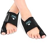 Hallux Valgus Schiene Tag und Nacht, Hallux Valgus Korrektur Bandage Nachtschiene Mit Fersengürtel, Bunion Corrector für überlappende Zehe, flacher Fuß, Hammer Schmerzlinderung