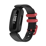 Uhrenarmband Kompatibel mit Fitbit ACE 3/ Fitbit Inspire 2/HR Armband, Wasserfeste Sport Ersatzarmband Weichem Silikon Armbänder Smart Watch Silikon Armbanduhr Strap Gürtel (C)