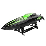 QHYZRV 2.4Ghz RC Boot，Fernbedienung Hochgeschwindigkeitsboot 40+ KM/h | Selbstaufrichtende Funktion | Für Erwachsene Und Kinder Für Seen Und Pools| Alarm Bei Schwacher Batterie, Wiederherstellung