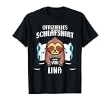 Offizielles Schlafshirt von Lina Faultier Personalisiert T-S