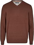 Daniel Hechter - Herren Pullover mit V-Ausschnitt (102805-65020), Größe:XL, Farbe:blackbrown (490)